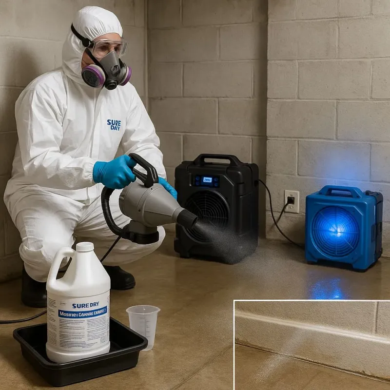 Sanitization and Odor Removal process in Depew, NY