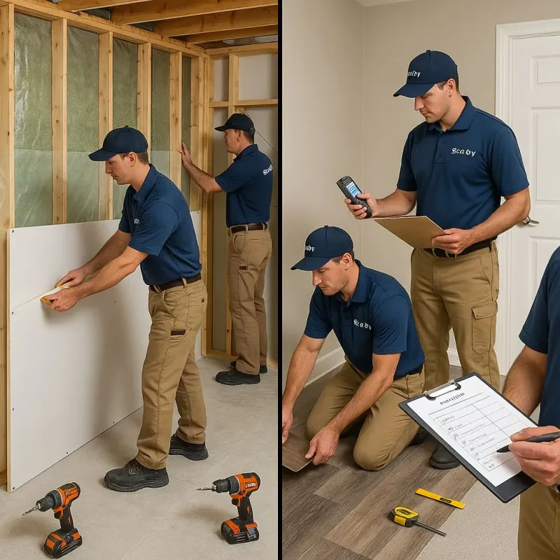 Repairs and Reconstruction process in Depew, NY